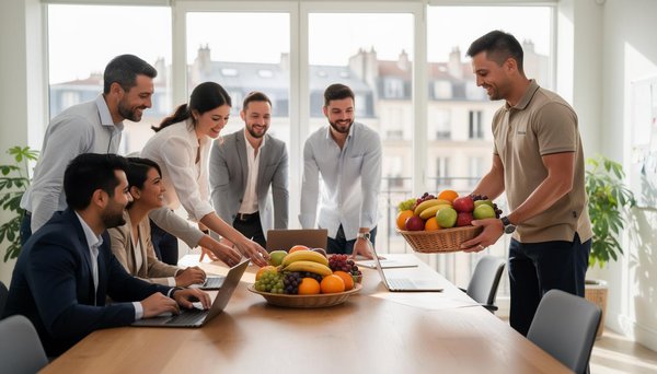 La livraison de corbeilles de fruits au bureau à Lyon : le service sur-mesure